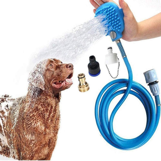 Pet Bathing Tool, Comfortable Massager Shower. Tool Cleaning Washing Bath Sprayers Dog Brush !! - petsany